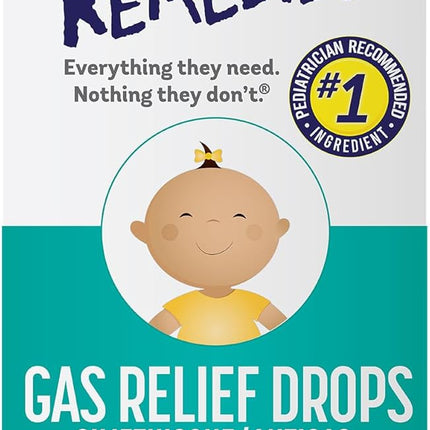 Little Remedies Newborn Gas Relief Drops, Relieves Discomfort From Gas, Baby Medicine with No Artificial Flavors or Dyes, Natural Berry Flavor, 1 Fl Oz