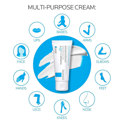 La Roche-Posay Cicaplast Balm B5, Healing Ointment and Soothing Therapeutic Multi Purpose Cream for Dry & Irritated Skin, Body and Hand Balm, Baby Safe, Fragrance Free