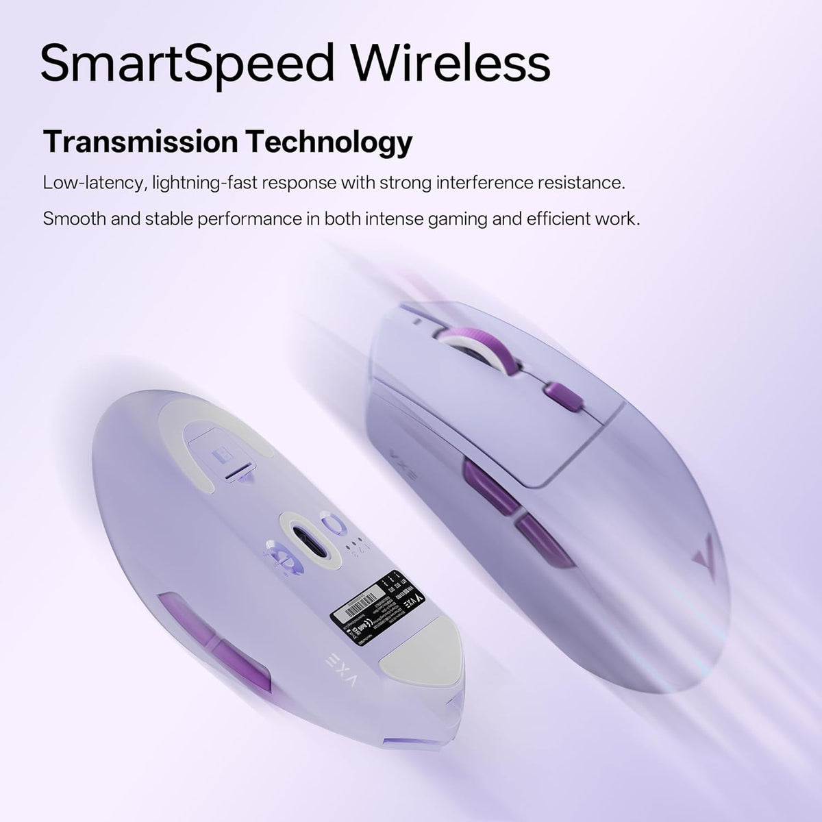 Lightweight Wireless Gaming Mouse, PAW3395 SE Sensor, 18000 DPI, 6 Programmable Buttons, 300h Battery,1k - photo 2