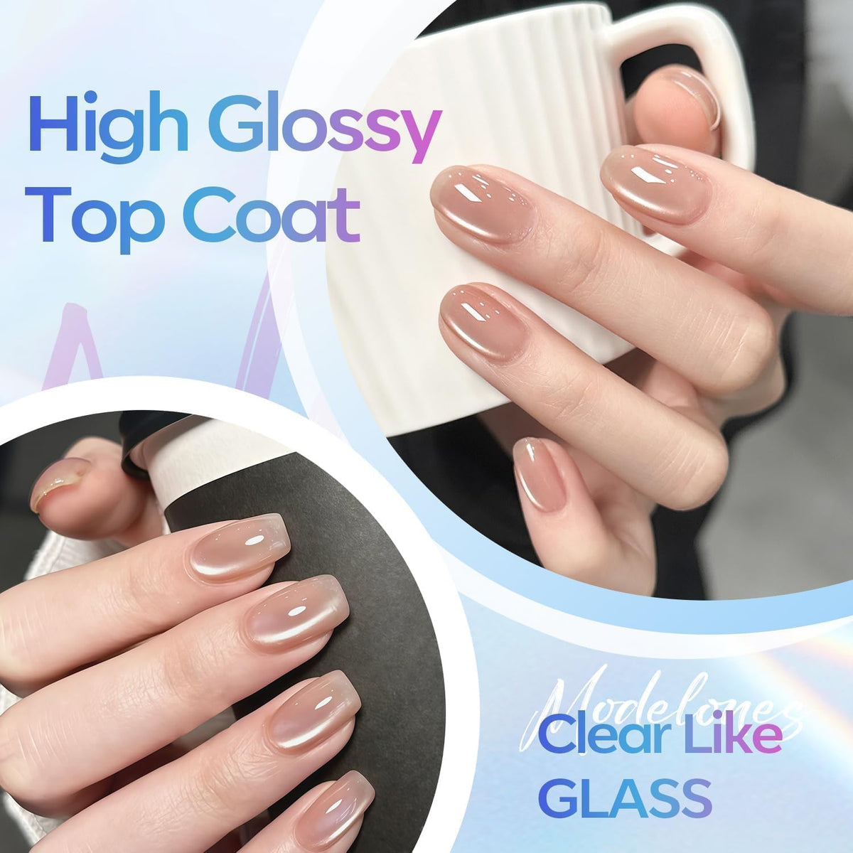 15ml No-Wipe High Gloss Clear Gel Top Coat - photo 4