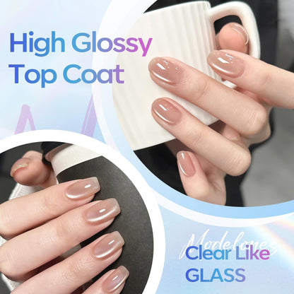 15ml No-Wipe High Gloss Clear Gel Top Coat - photo 4