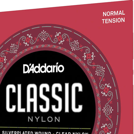 D'Addario Student Nylon Classical Guitar Strings, EJ27N, Guitalele, Normal Tension, 1/2 Size, 6-String Set, Pack of 1