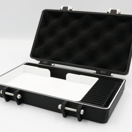 DSi XL Compabitble Rugged Protective Carrying Case with Removable Flexible TPU Cushion, Foam and O-ring for Full System Protection