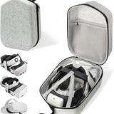 Estuche rígido de transporte para Meta Quest 3/3S/Oculus Quest 2, espacio amplio compatible con BOBOVR S3 Pro/M3 Pro/Kiwi Design Battery Head Strap y todos los accesorios, ideal para viaje y almacenamiento en casa
