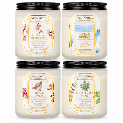 6 Pack Scented Candles Gift Set, 42oz Soy Candles, Jar Candles for Home
