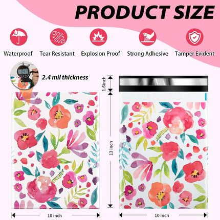 Oududianzi Poly Mailers 10x13, 100PCS Shipping Bags, Self-Seal Mailing Bags, Mailers Poly Bags, Polymailers Packaging Bags for Online Small Bussiness and Retail Stores