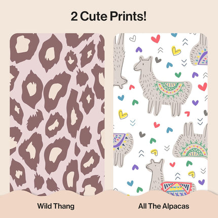 The Honest Company Comfort Dry Disposable Diapers for Sensitive Skin, Hypoallergenic, Wild Thang + All The Alpacas, Super Club Box Size 4 (22–37 lbs) 104 Count