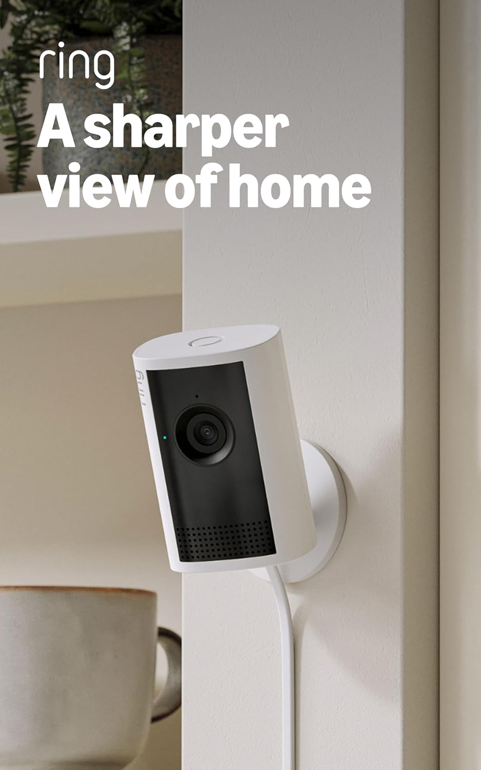 Indoor Cam Plus (newest model), Home or business security, 2K for crisp, true-to-life video quality, 4x Enhanced Zoom