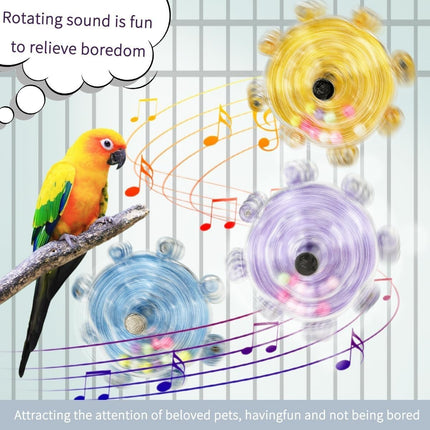 Budgie Toys, Parakeet Training Toy, Interactive Bird Educational Toy for Small Birds, Cockatiel Toys, Fun Parakeet Toys, Lovebird Toys, Quaker Parrot Toys, Bird Toys for Conures (Blue)
