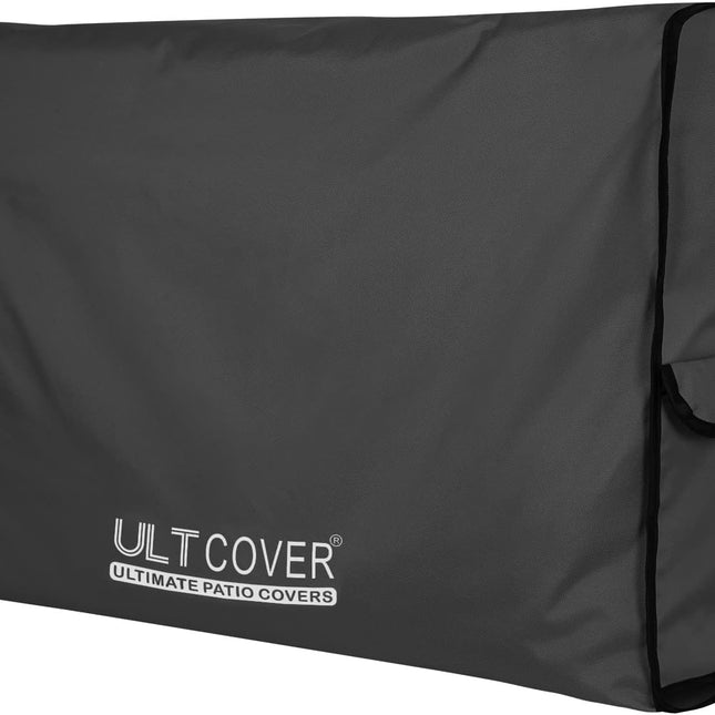 Waterproof Outdoor TV Cover for 28-32 inch Outside Flat Screen Televisions with Mounts and Stands, Black