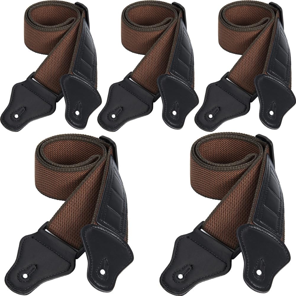Guitar Strap -5 Pack Acoustic Electric Bass Guitar Straps
