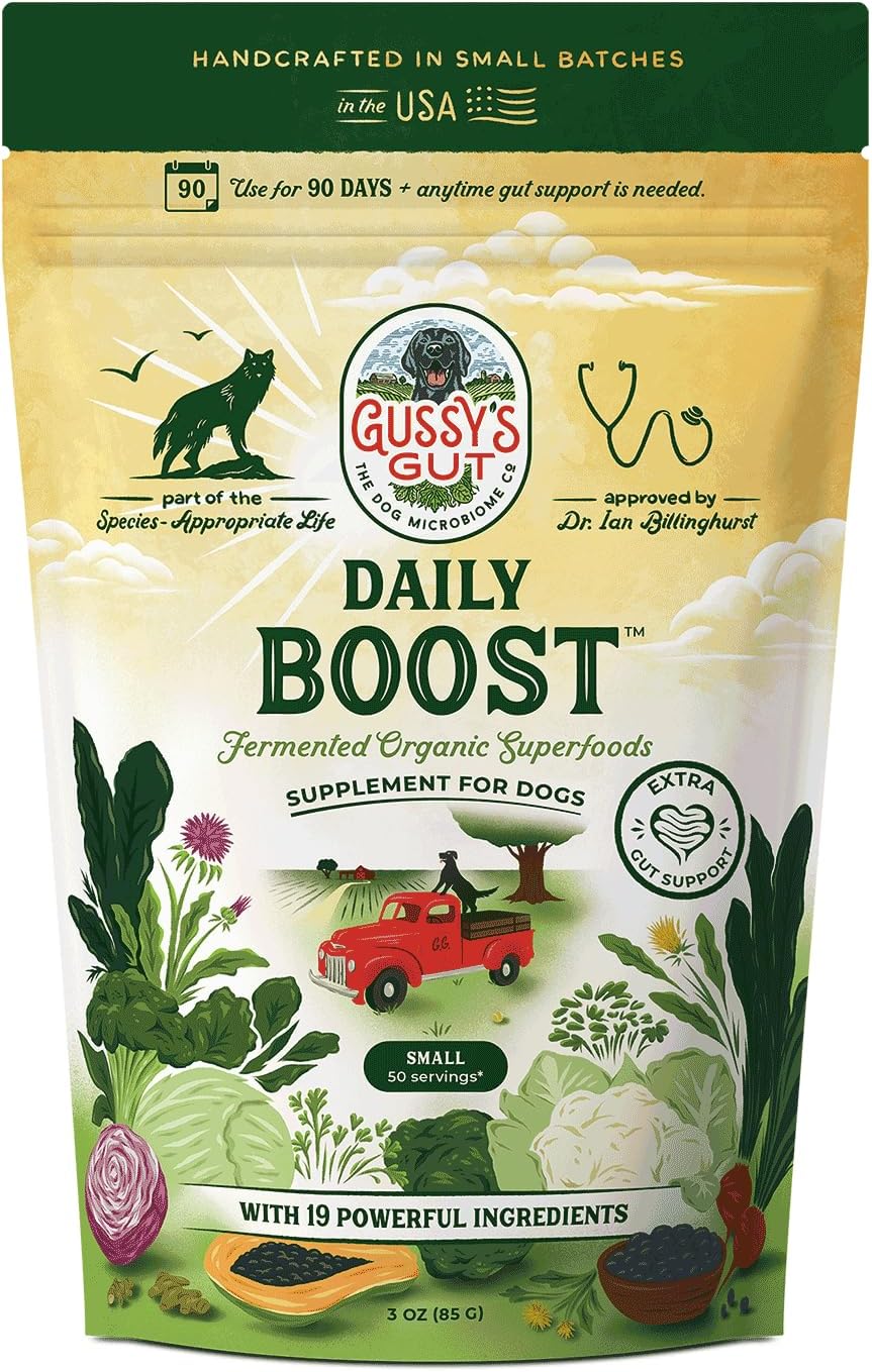 Daily Boost Fermented Organic Dog Gut Health Supplement - Reset Phase, 3 oz