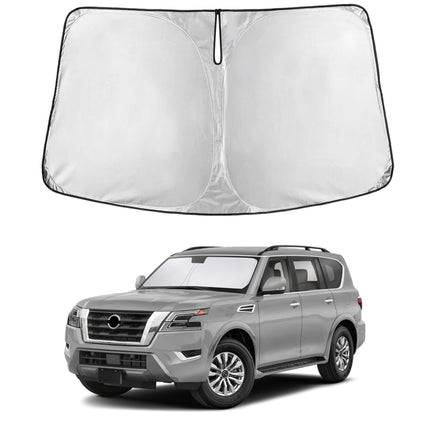 Car Front Windshield Sun Shade, Foldable Window Shade for SUVs