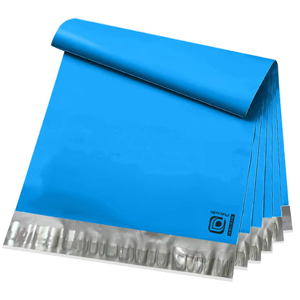 100 piezas de sobres de envío negros de polietileno de 12x15.5 Inches, sellado adhesivo fuerte, impermeables y resistentes al desgarro, bolsas postales para ropa, libros y accesorios