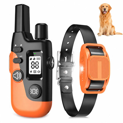 Shock Collar for Dogs- 4200FT LED Light Dog Training Collar with Remote
