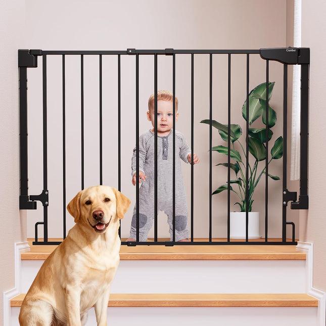 LittleNest NidoPequeño Cumbor 29.2–43" Baby Gate for Stairs, Hardware Mounted (Drill Required) — Baby & Toddler