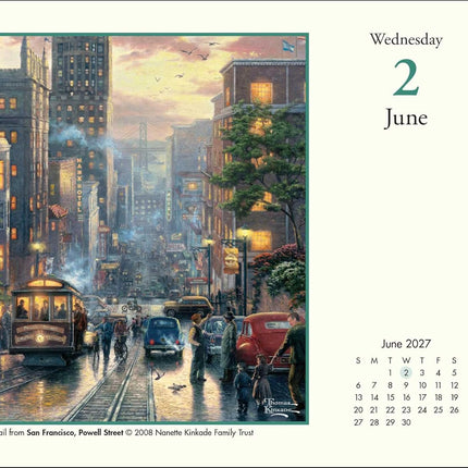 Thomas Kinkade Studios® 2027 Day-to-Day Calendar