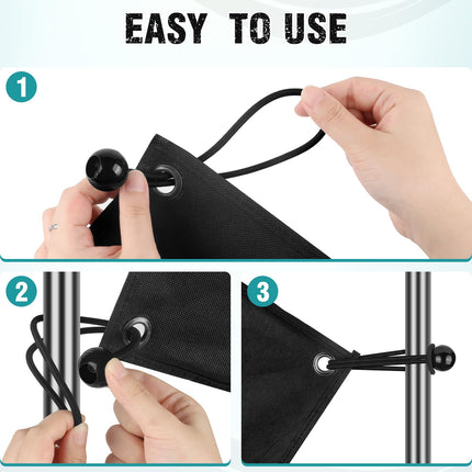 Bungee Cords with Balls 6 Inch, Heavy Duty 1 Inch Ball Bungee Cords