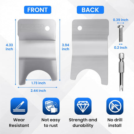 Tailgate Anti-Theft Lock Fit for Toyota Tacoma 2024 2025 2026+, Truck Bed Tailgate Locks Protector Compatible with Toyota Tacoma Accessories 2026-2024