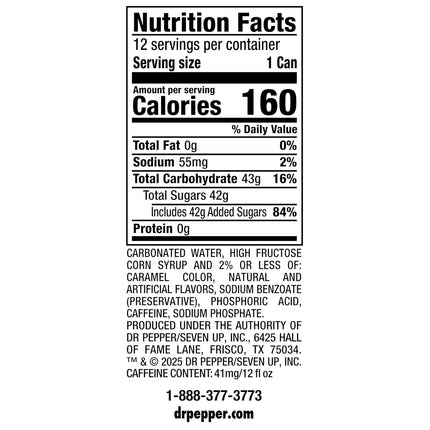 DR PEPPER - CHERRY, 12 OZ, 12 PK