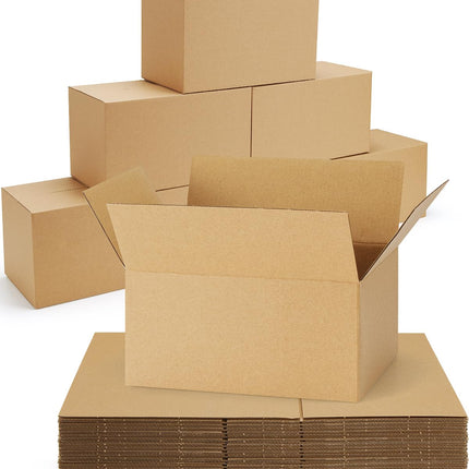 40-Pack-Small-Shipping-Boxes-8x8x4, Corrugated-Cardboard-Boxes-for-Packaging-Small-Business, White-Boxes-Mailers