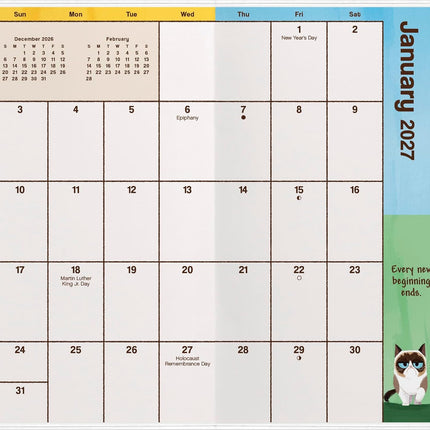 2027-2028 Grumpy Cat Pocket Planner
