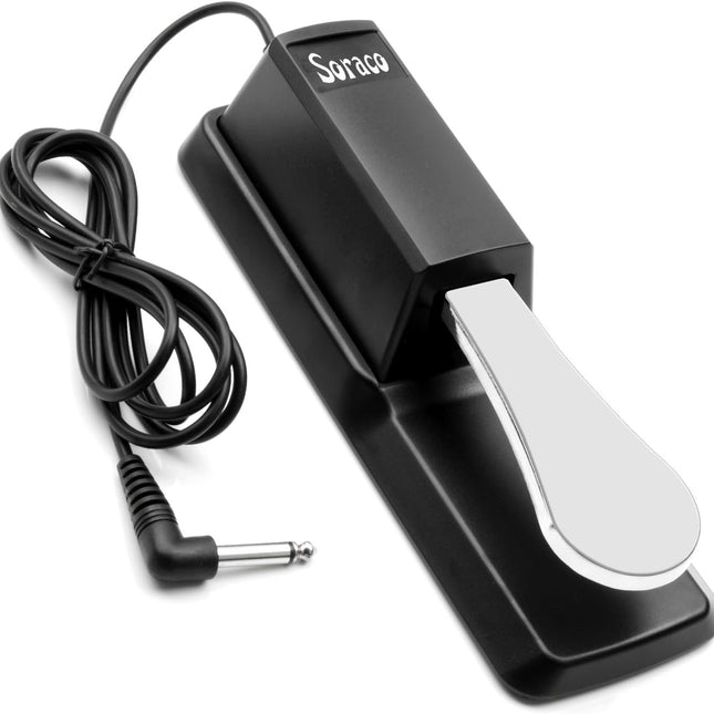 Sustain Pedal Universal for Yamaha Casio Roland Korg Behringer Moog Piano Midi Electronic keyboards Style with Polarity