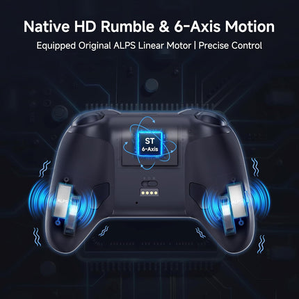 MOBAPAD Chitu2 HD Wireless Pro Controller for Nintendo Switch 2/1 Lite/OLED, Gamepad with TMR Glide Joysticks [ZERO Drift], HD Rumble, NFC, Mechanical Buttons, Turbo, Programming, 6 Axis Gyro