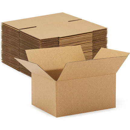 10x7x5-Small-Shipping-Boxes-30-Pack-White-Corrugated-Box-Mailers, Cardboard Boxes for Packaging Small Business, Mailing