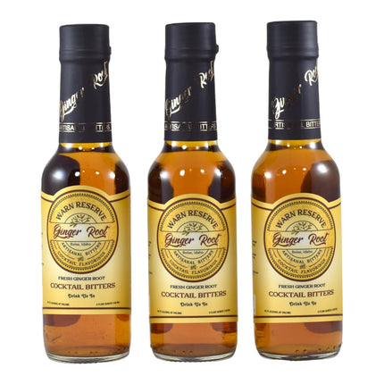 Warn Reserve Cocktail Bitters, Ginger Root, 5 ounce (Pack of 3)