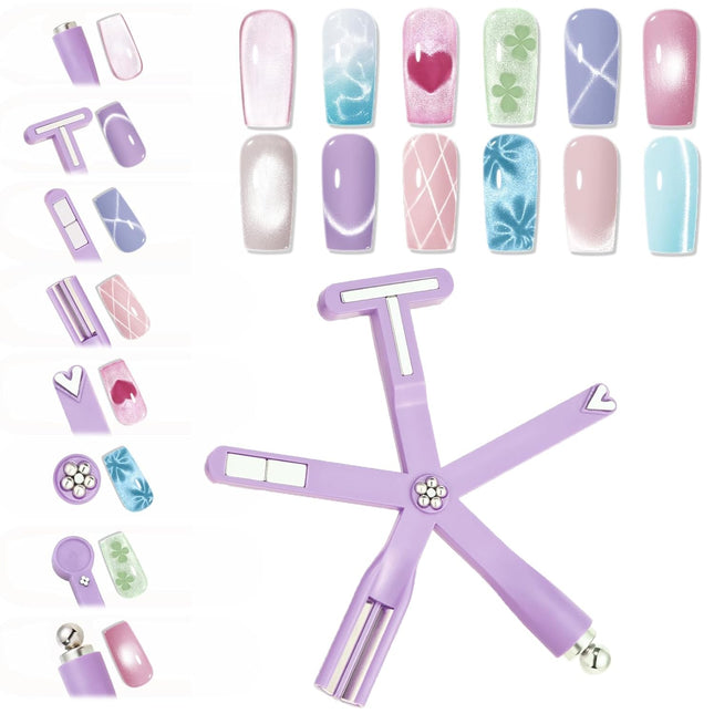 8-in-1 Cat Eye Gel Nail Magnet Tool