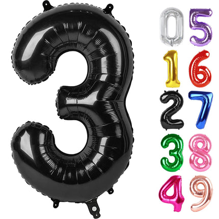 Gold 1 Balloon - Number Balloon 40 Inch, 1st Gold Birthday Decorations