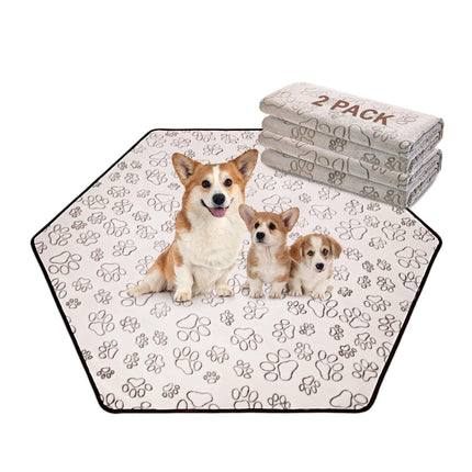 Reusable Puppy Pads, Washable Pee Pads, Leakproof 18"x 24" 2 Pack