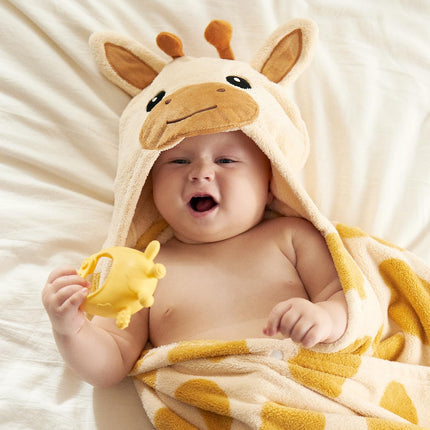 Hooded Baby Towels, 2 Pack with Health Label