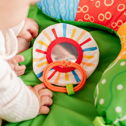 Baby Lounger Tummy Time Mat with Tummy Time Toys, Baby Play Mat for Floor