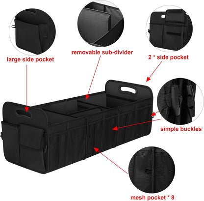 Large Capacity Trunk Organizer, Waterproof Car Accessory - photo 5