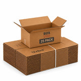Shipping Boxes Medium 12"L x 9"W x 4"H 25-Pack - Corrugated Cardboard Box for Moving, Mailing, Packing, Packaging and Storage