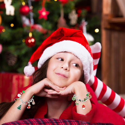 Christmas Countdown Advent Calendar Bracelets 2026 for Kids Girls Gift