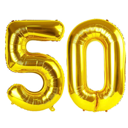 Gold 1 Balloon - Number Balloon 40 Inch, 1st Gold Birthday Decorations