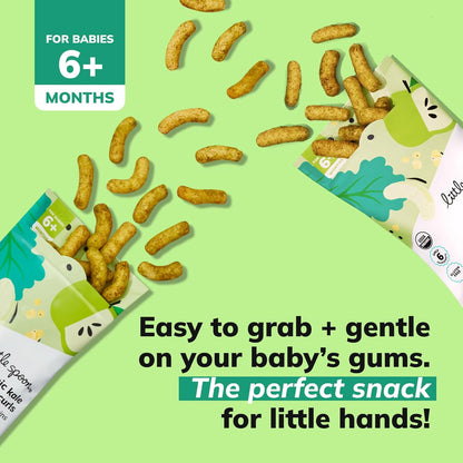 Kale Apple Meltable Baby Puffs, No Added Sugar, 4 Pack - photo 4