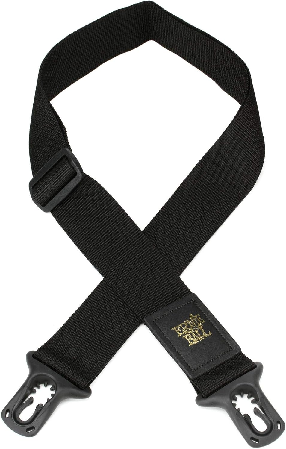 Black Polypropylene Guitar Strap, Adjustable 41-72 in. - photo 3