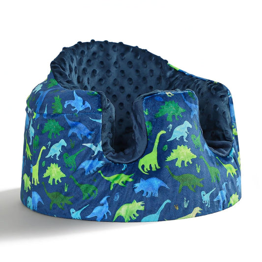 Baby Seat Cover Compatible with Bumbo Seat and Nuby Seat, Removable Breathable Baby Floor Seat Cover for Boys and