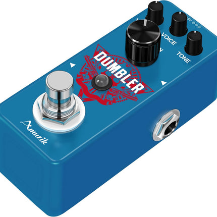 Amuzik Guitar Dumbler Effect Pedal for Electric Guitar Analog Dumbler Effects Pedals with Amp simulator Effect Overdrive Pedals of Ture Bypass