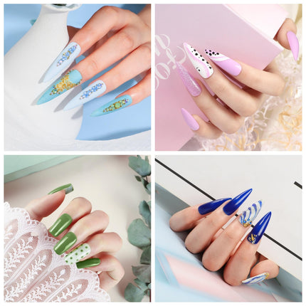 Set de 25PCS de esmalte de uñas en gel colores de otoño, esmalte en gel soak off con brillo y mate, capa superior dorada plateada con glitter, rojo marrón negro blanco verde DIY para mujeres y niñas