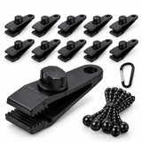 Tarp Clips Heavy Duty, 30 Pcs Plastic Tarp Clamps Set