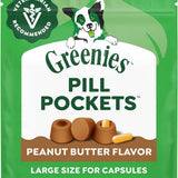 Peanut Butter Capsule Pill Pouches for Dogs, Large Size, 15.8 oz Pouch
