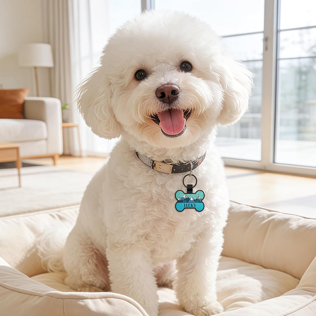 Personalized Silent Silicone Pet ID Tag