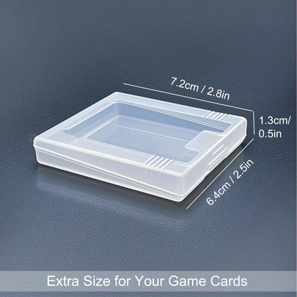 HUGJEPTTY Gameboy Color Case Gameboy Case 12PCS，Anti Dust Transparent Protective Game Cartridge Case Storage Box for Nintendo Gameboy Color GBC GB GBP（2.6x2.8x0.5Inch）