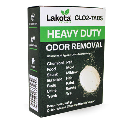Kit desodorizante con nebulizador de dióxido de cloro de alta resistencia, eliminador de olores de fuerza profesional para auto, hogar, RV, habitación y garaje. Ambientador y desodorizante Scent Bomb. Kit fácil de usar