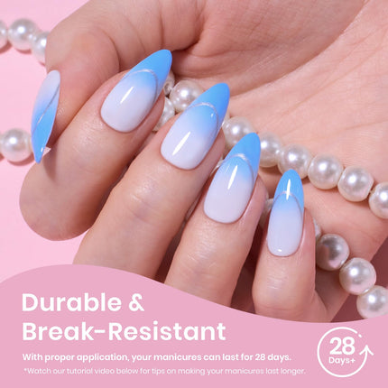 Medium Almond Nail Tips 576pcs 12 Sizes Pre-Etched Soft Gel Tips - photo 9